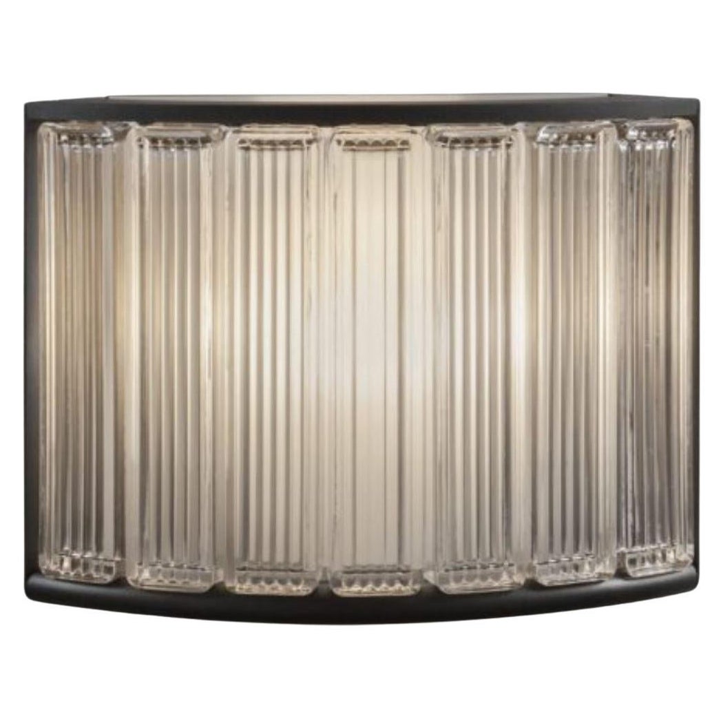 Miguel Mila 'Stadium' Wall Lamp in Glass and Metal for Santa & Cole