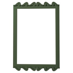 Garden District Laurel Rectangle Mirror in Duck Green