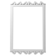 Garden District Laurel Rectangle Mirror in Graytint