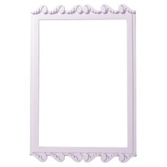Garden District Laurel Rectangle Mirror in Lite Lavender