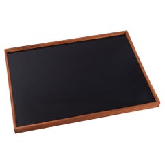 Finn Juhl, Turning Tray by Architectmade, Teak Tray with Black/White Laminate