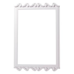 Garden District Laurel Rectangle Mirror in Elephant's Breath