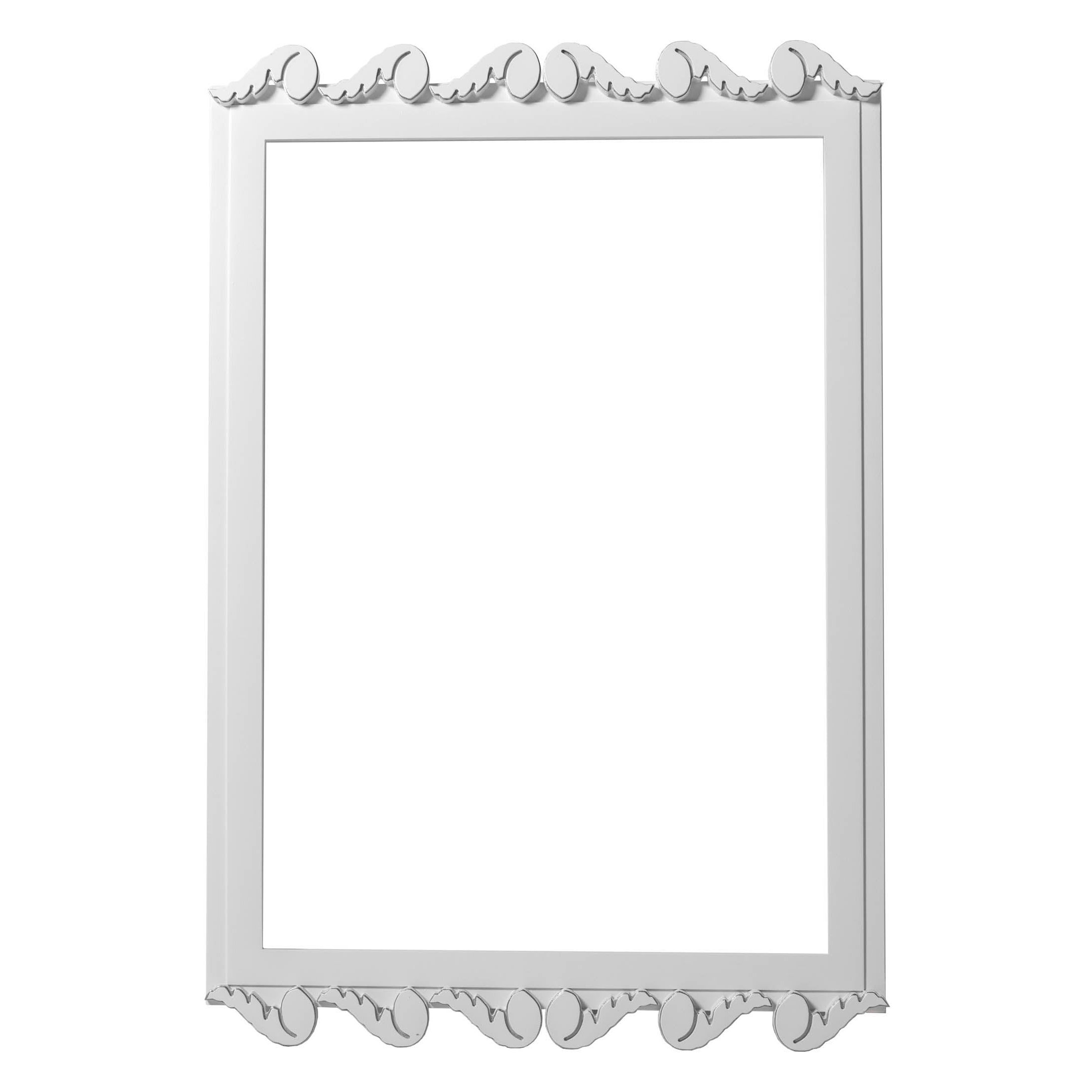 Garden District Laurel Rectangle Mirror in Graytint For Sale at 1stDibs