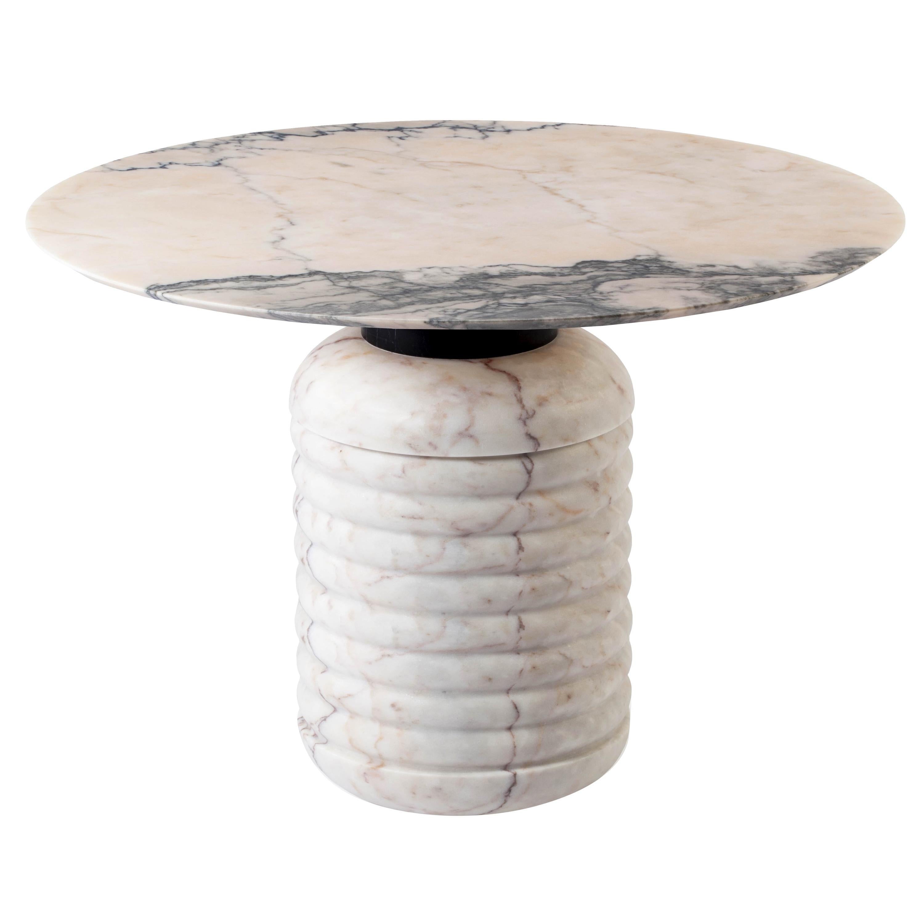 Marble Contemporary Jean Dining Table For Sale