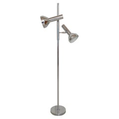 Mid Century Floor Lamp in Chrome from the Cosack Brothers, 1970s