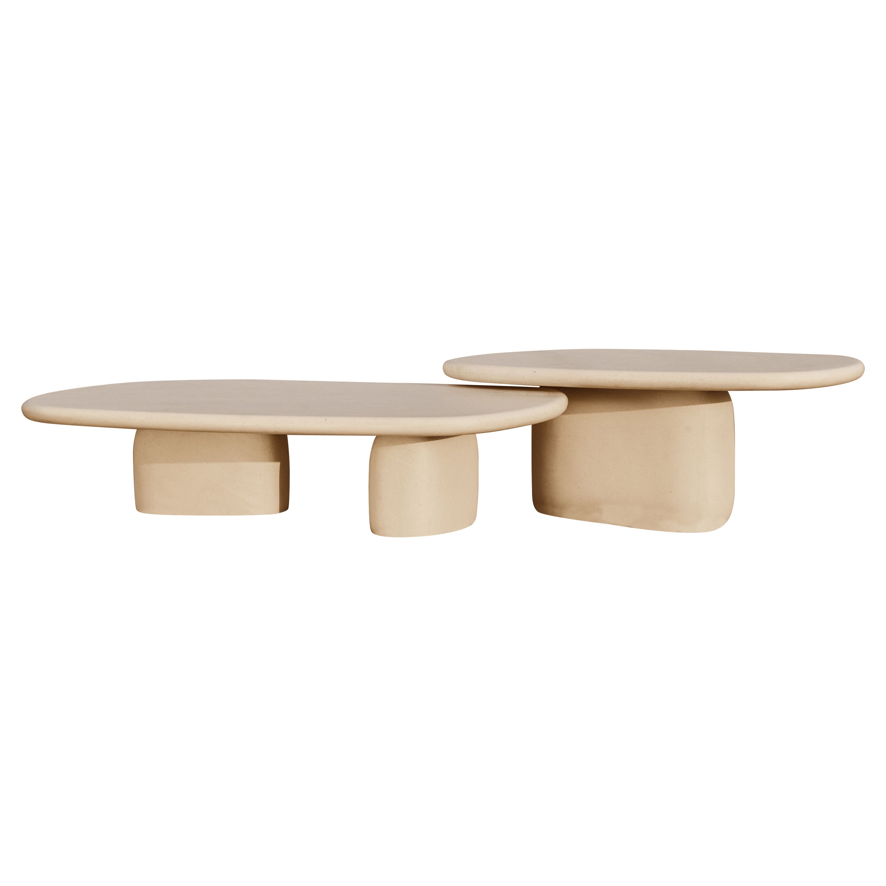 Limited Edition Hand-crafted Coffee Table Set- Kimoki & Kinoko For Sale