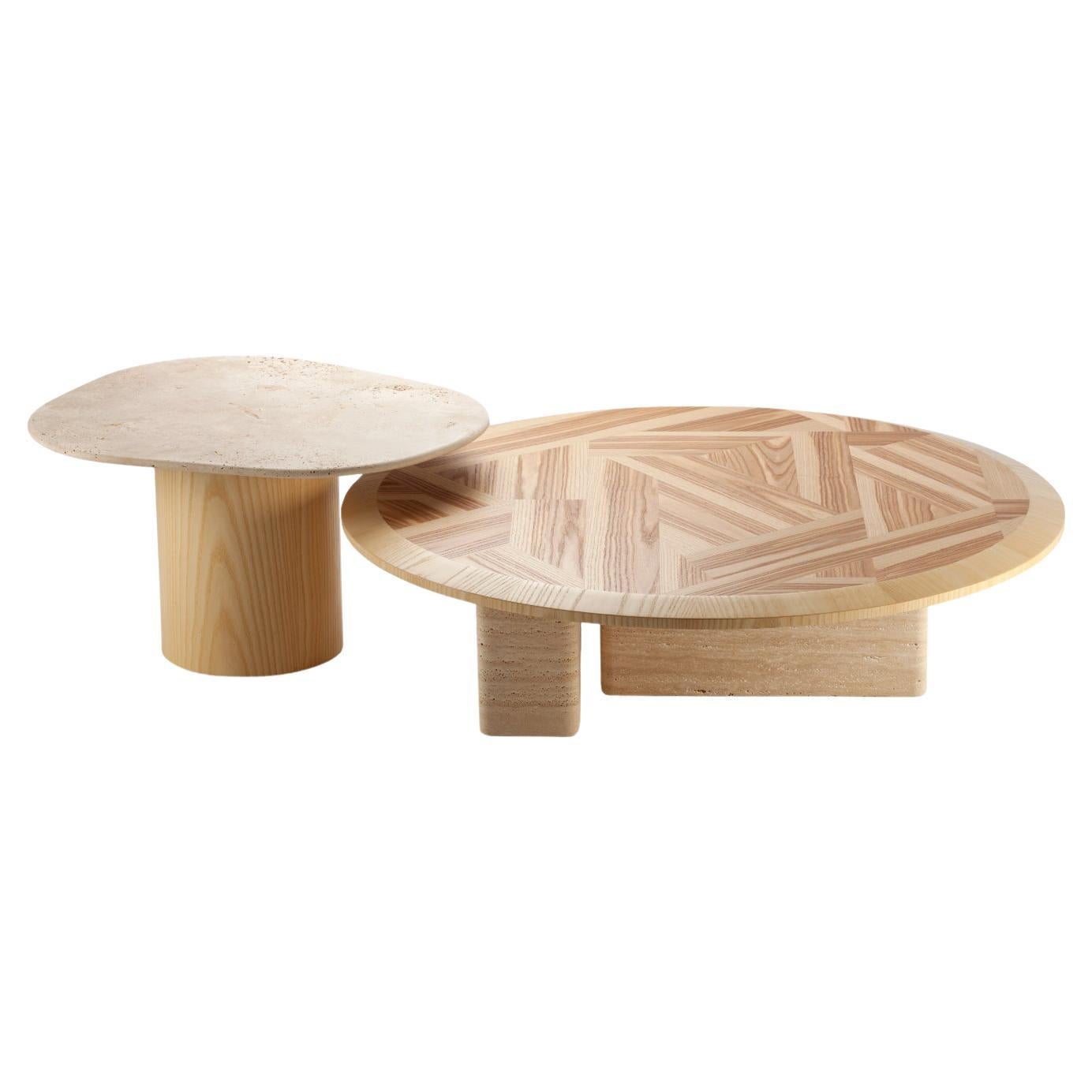 L’anamour Center and Side Table by Dooq For Sale