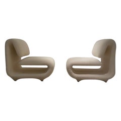 Pair of 1500 Series Low Chairs by Etienne Henri Martin