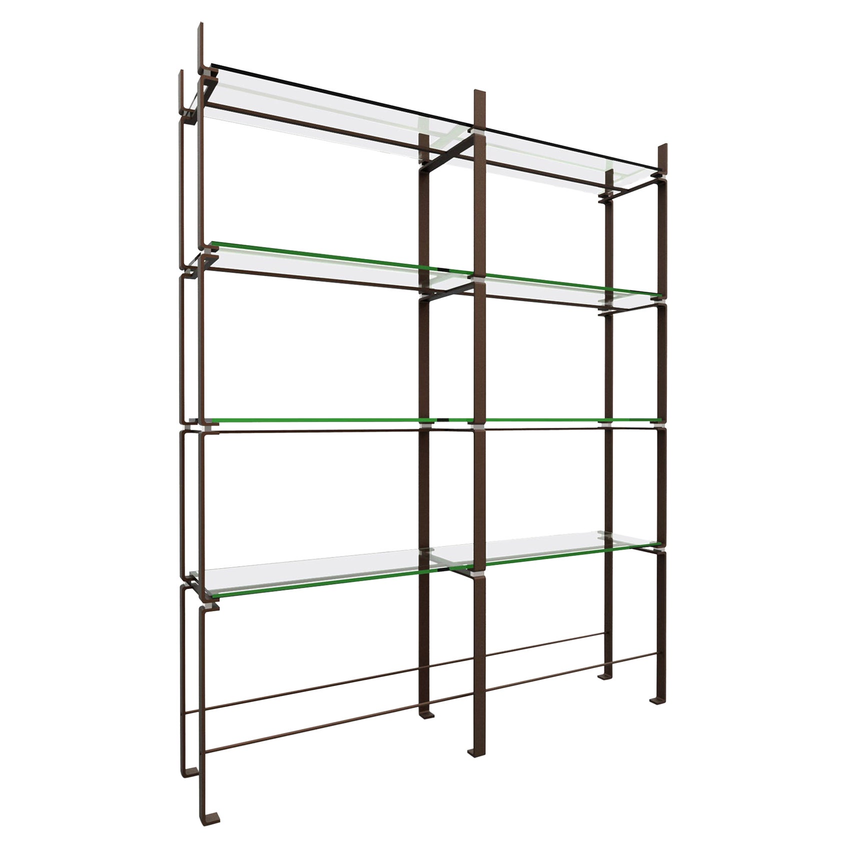 Double Etagere Shelves by Gentner Design For Sale