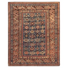 Antique Caucasian Chi Chi Rug. 4 ft x 5 ft 1 in