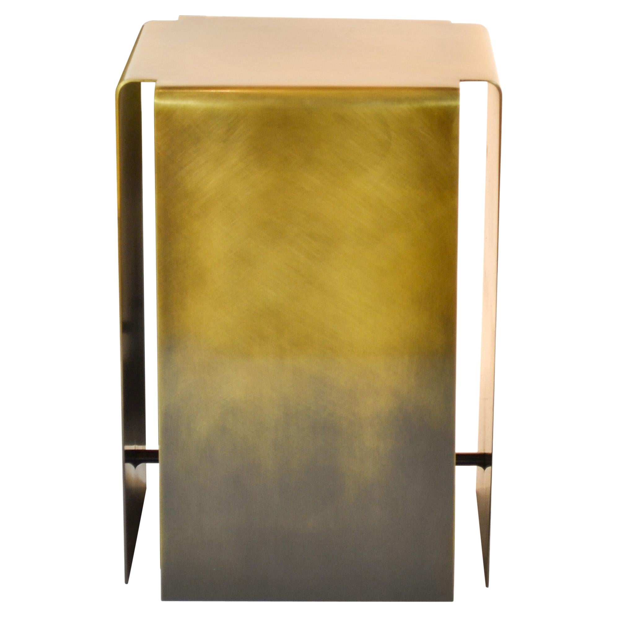 Baltic Bronze Side Table by Gentner Design For Sale
