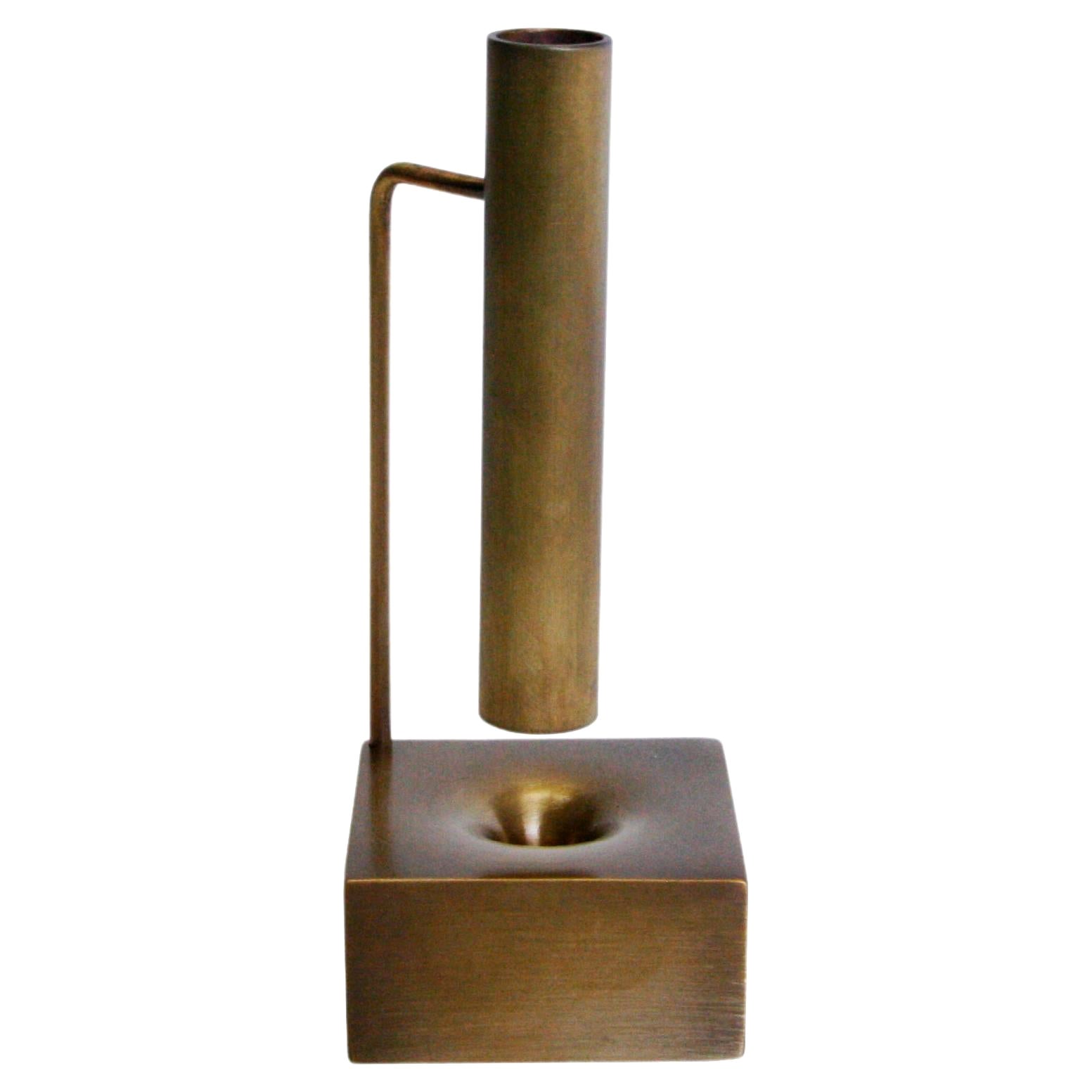 Brass Bud Vase III by Gentner Design For Sale