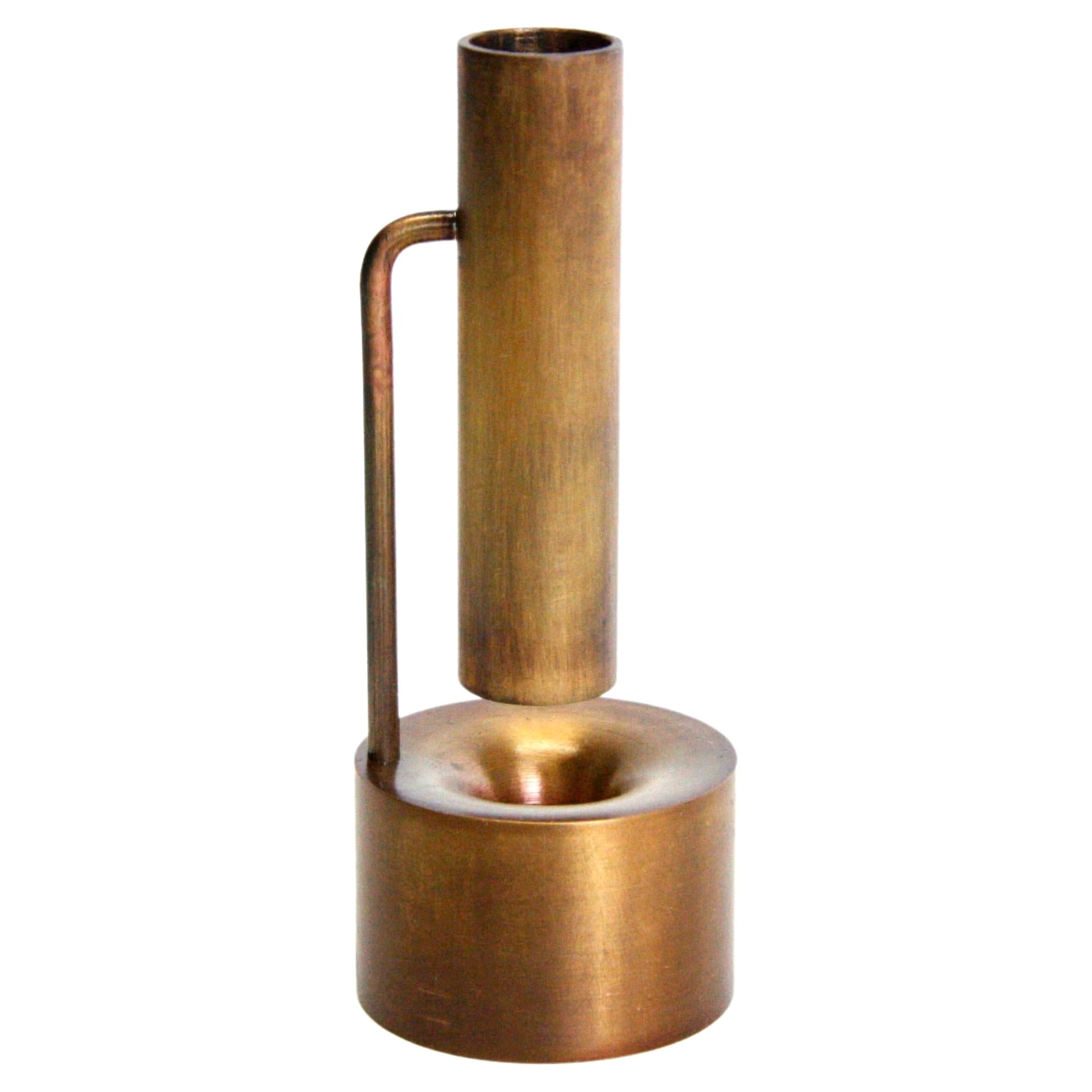 Brass Bud Vase I by Gentner Design For Sale