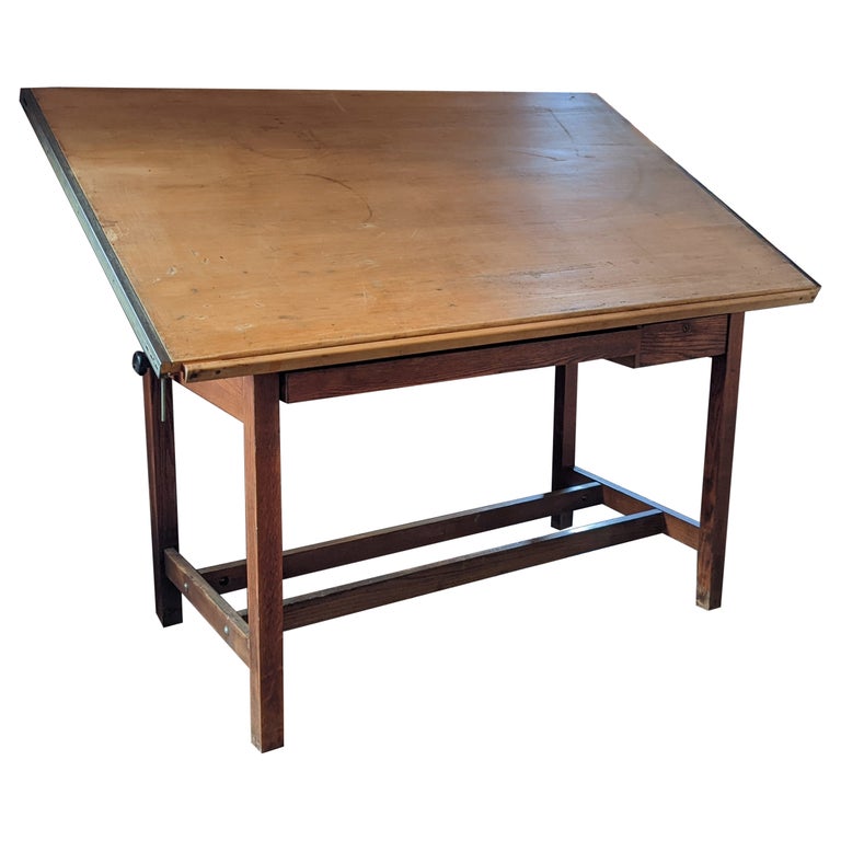Vintage Drafting Table / Desk For Sale at 1stDibs