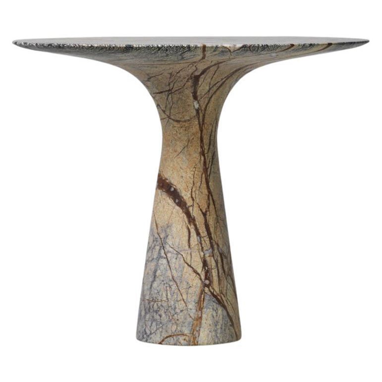 Refined Contemporary Marble 03 Picasso Green Marble Cake Stand