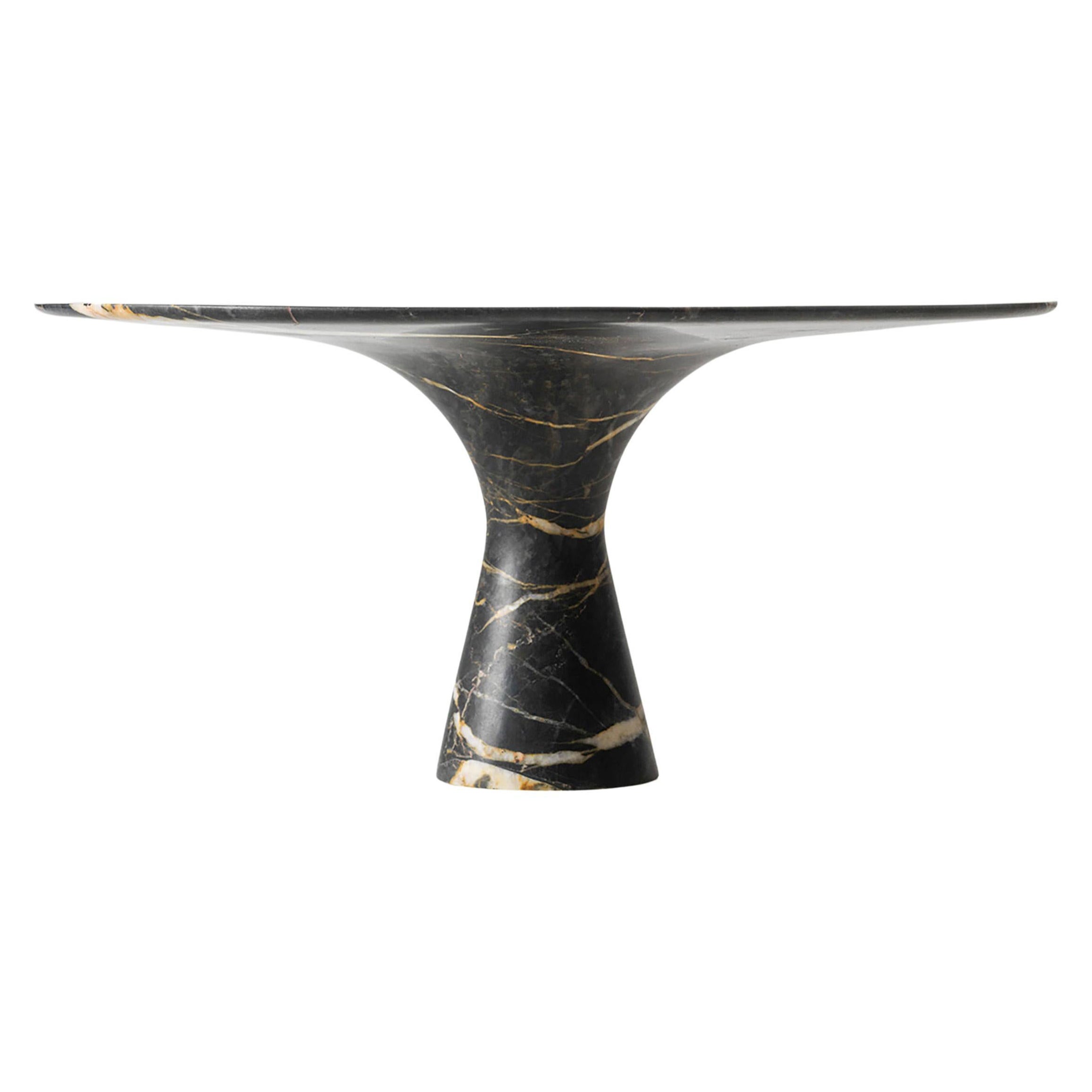 Port Saint Laurent Refined Contemporary Marble Dining Table 130/75 For Sale