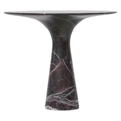 Refined Contemporary Marble 03 Rosso Lepanto Marble Cake Stand