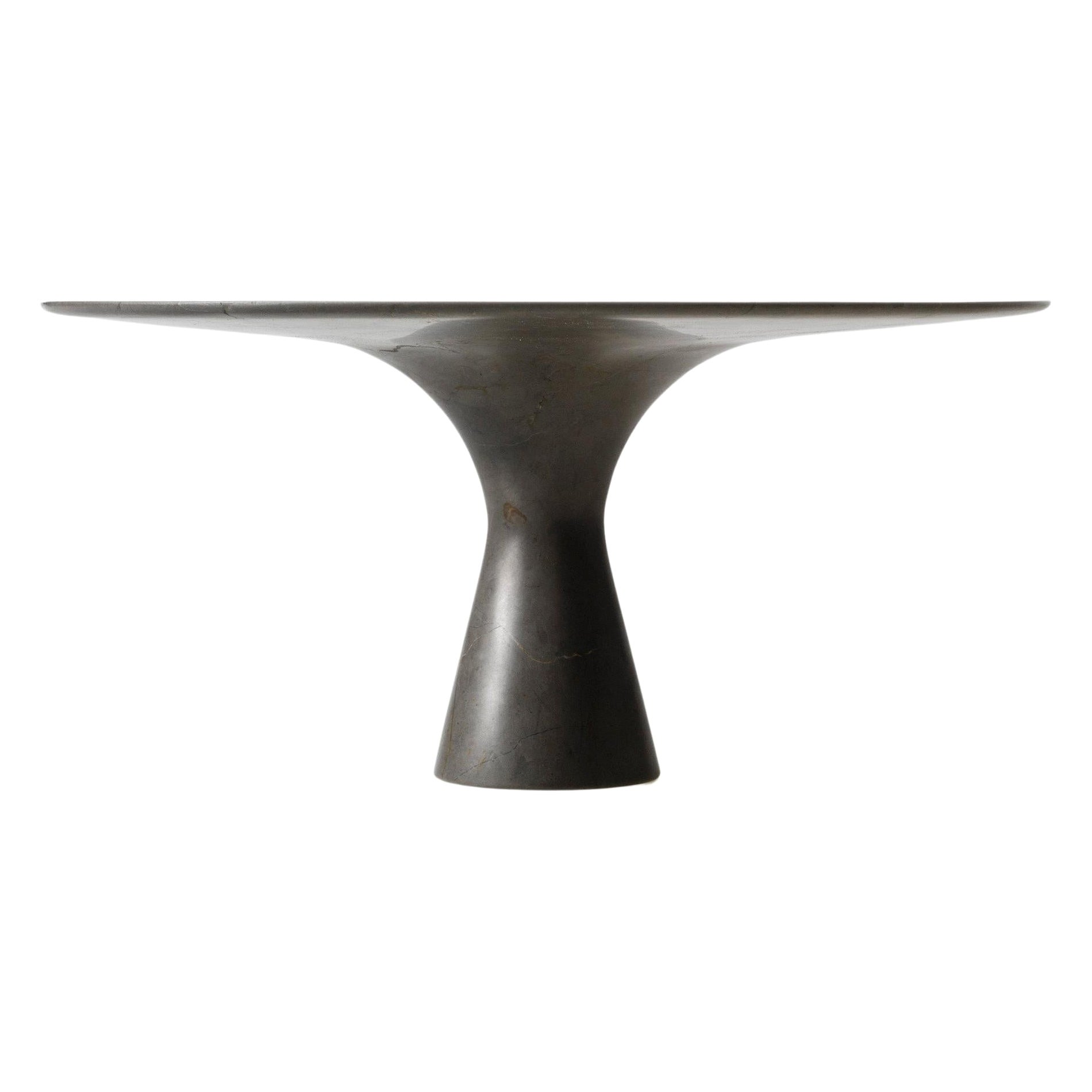 Grafite Refined Contemporary Marble Dining Table 130/75 For Sale