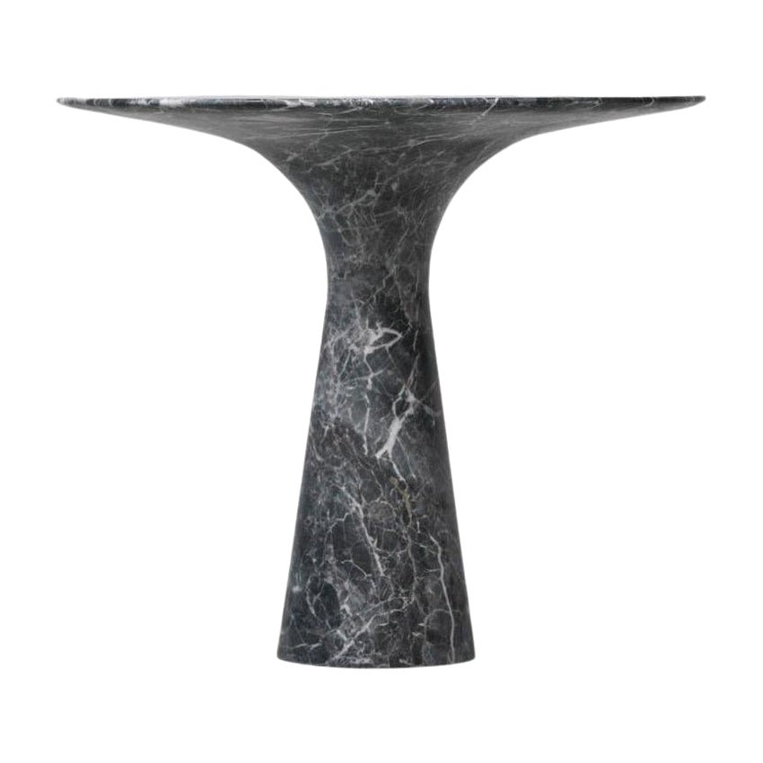 Refined Contemporary Marble 03 Grey Saint Laurent Marble Cake Stand For Sale