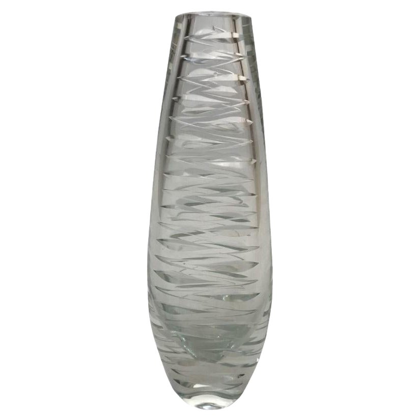 Vase en cristal, 1950, France en vente