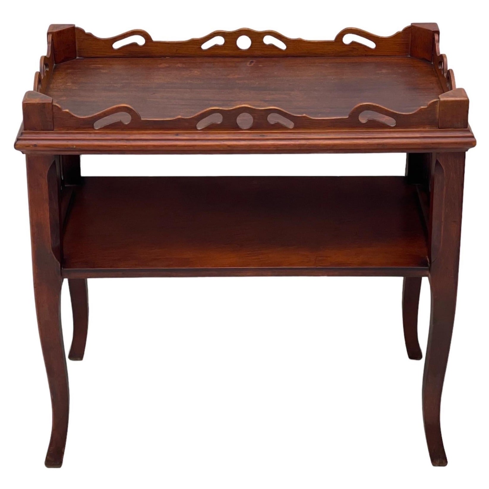 Antique Hand Carved Coffee Table For Sale