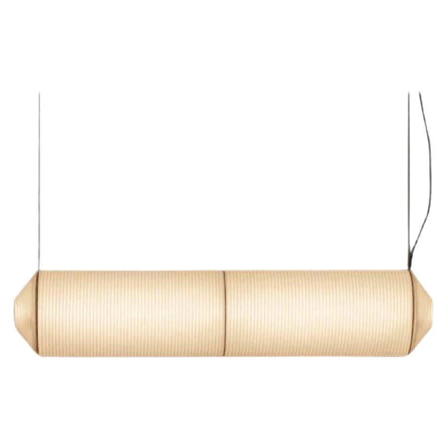 Lampada a sospensione 'Tekio Horizontal P2' in carta Washi giapponese per Santa & Cole