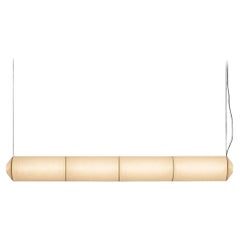 'Tekio Horizontal P4' Pendant Lamp in Japanese Washi Paper for Santa & Cole
