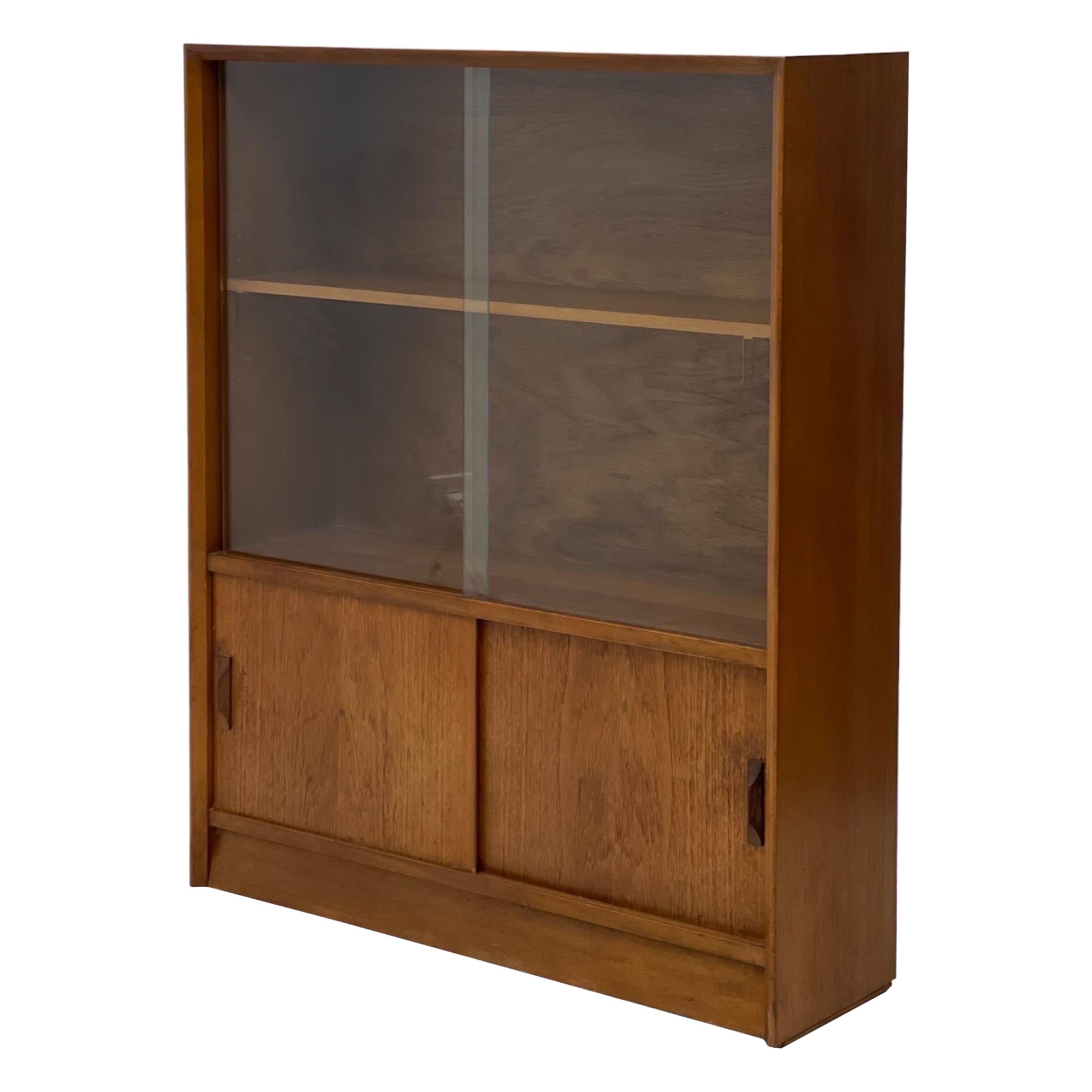 Vintage MidCentury Modern Streamlined Industrial Steel Bookcase