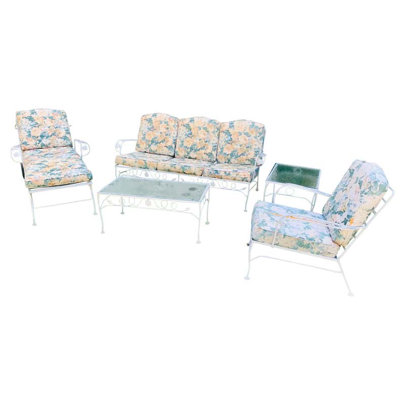 Vintage Upholstered Bunting Glide For Sale at 1stDibs vintage metal