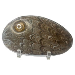 Barovier & Toso Murano Glass "Neolitico Fish" Sculpture/Paperweight