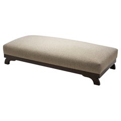 Dänische Tischlerei Modern Bouclé Daybed, Dänemark, 1940er Jahre