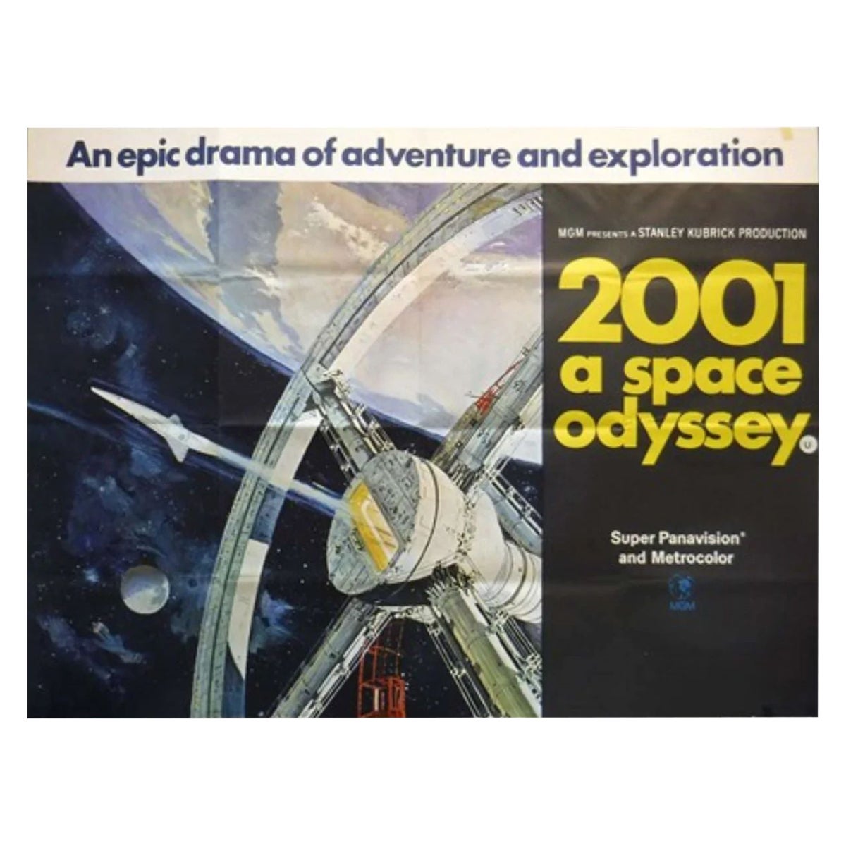 2001: A Space Odyssey, Unframed Poster, 1968 For Sale