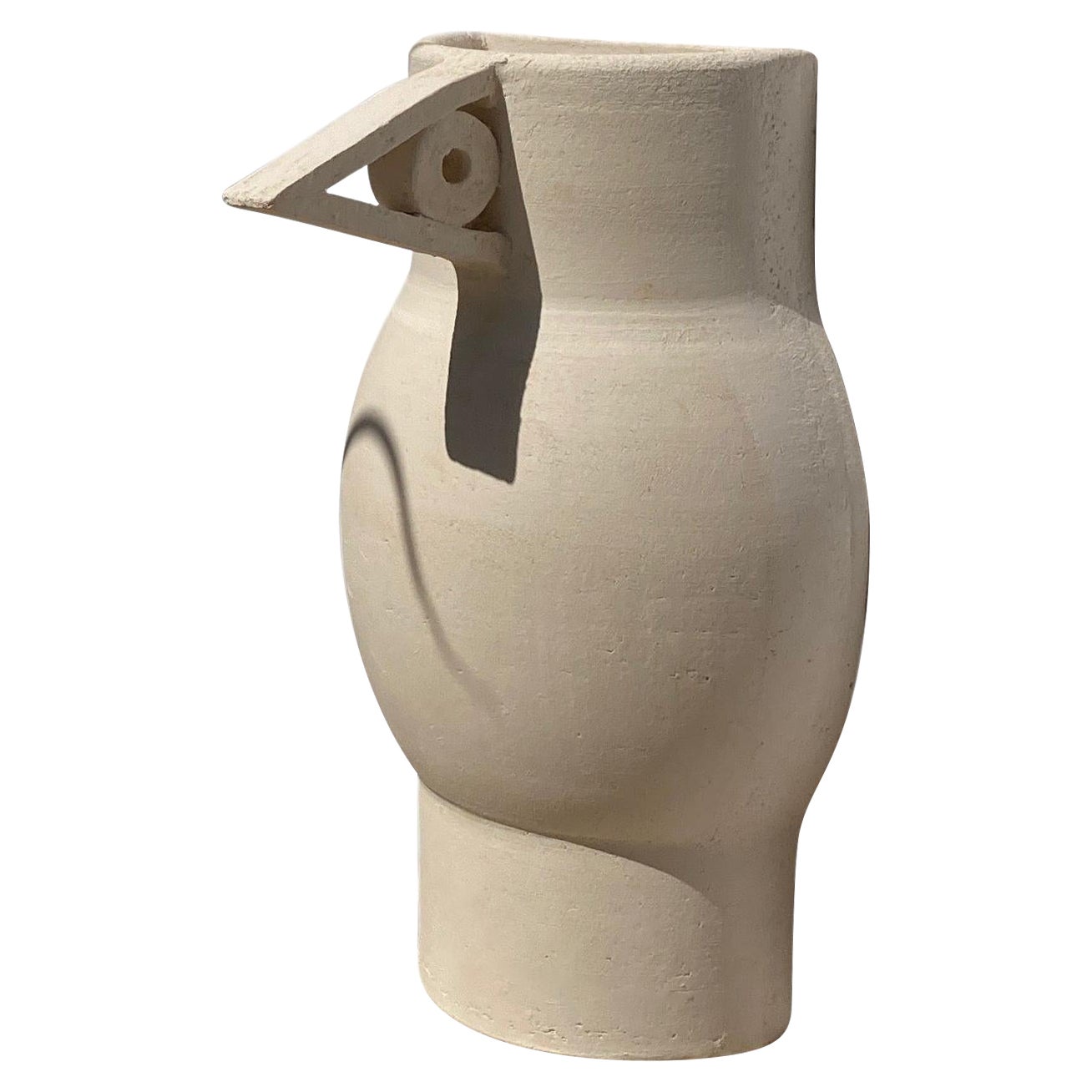 White Les Inseparables Vase by Lea Ginac