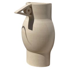 Weiße Les Inseparables-Vase von Lea Ginac