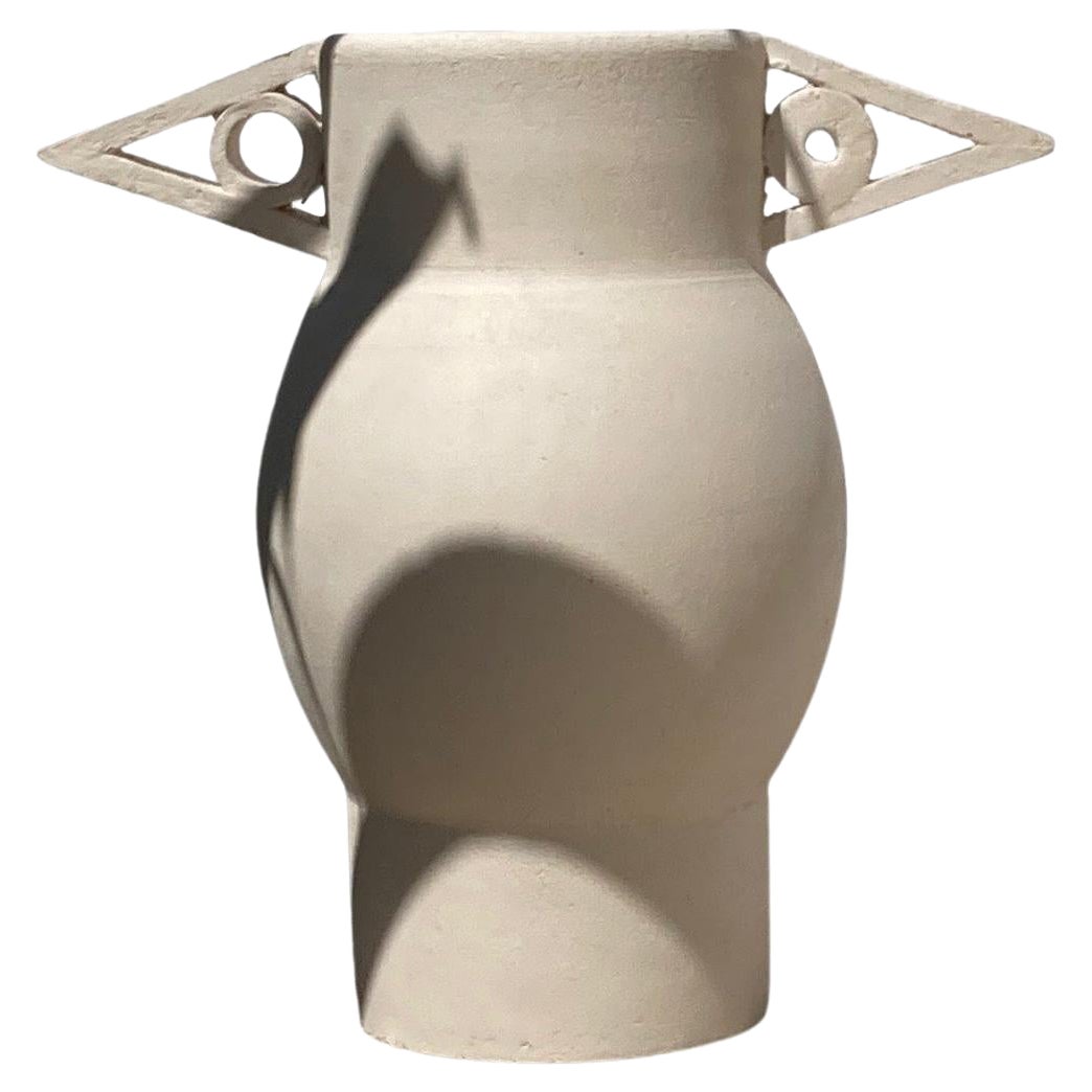 Whole White Les Inseparables Vase by Lea Ginac For Sale