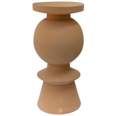 Terracotta 1 Union Stool by Lea Ginac