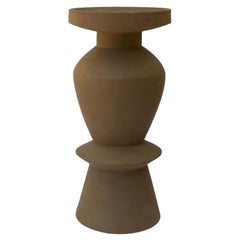 Terracotta Brown 2 Union Stool by Lea Ginac