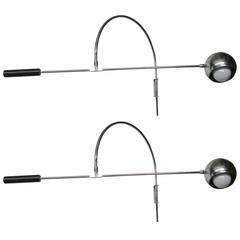 Pair of Wall Lights by Robert Sonneman for Sonneman Lighting, circa 1960