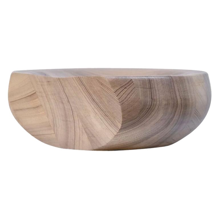 Sliced Bowl, African Walnut, Signed by Arno Declercq For Sale