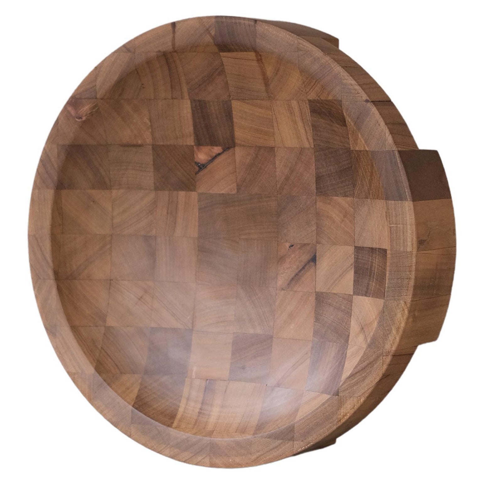 Disk Tray African Walnut Small by Arno Declercq For Sale