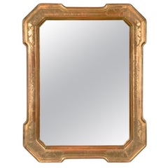 Antique Italian Garibaldi Mirror, 19th Century