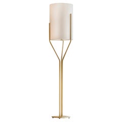 Arborescence S Satin Brass Floor Lamp by Hervé Langlais