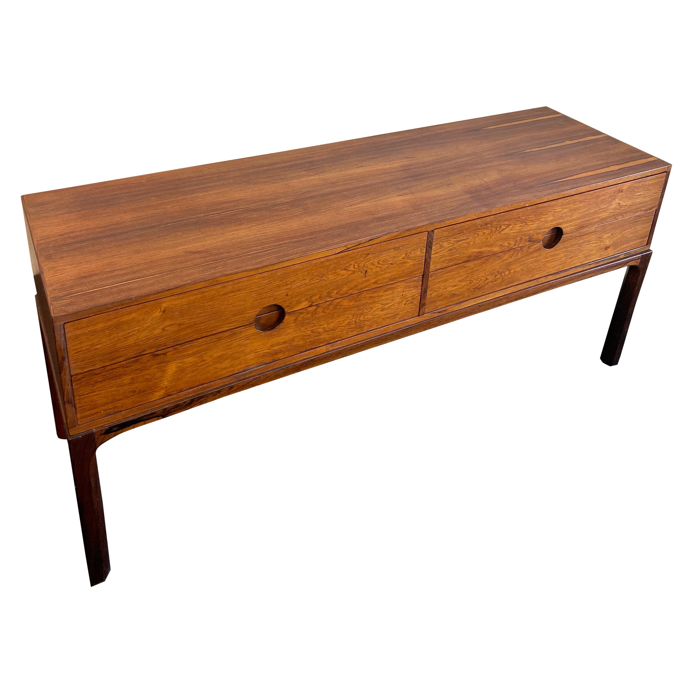Kai Kristiansen Diminutive Rosewood Chest of Drawers For Sale