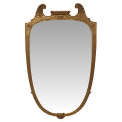 Very Fine Late 19th Century Giltwood Overmantle or Hall Mirror