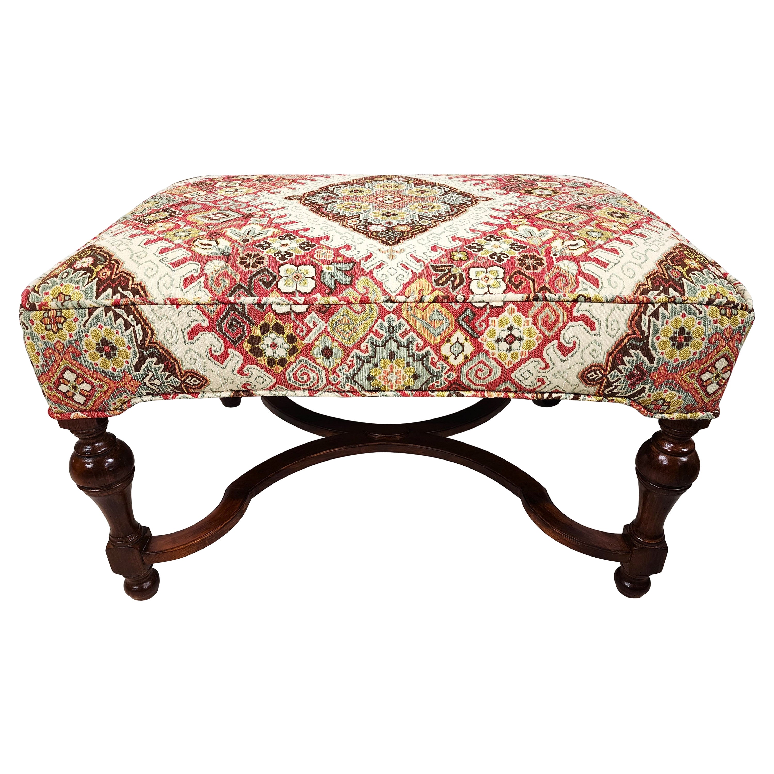 Danish Footstool/Ottoman at 1stDibs