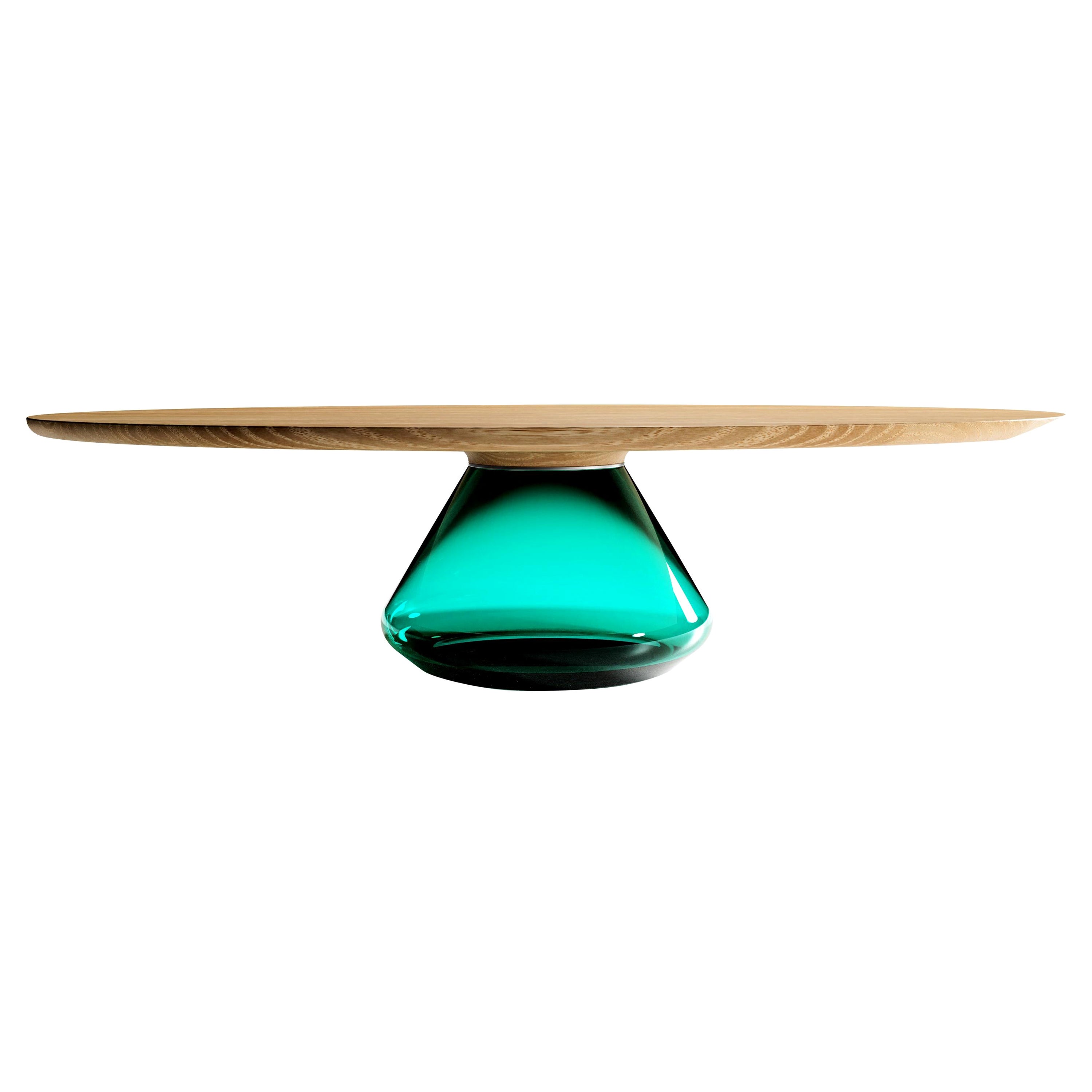 Emerald Eclipse I, Limited Edition Coffee Table by Grzegorz Majka For Sale