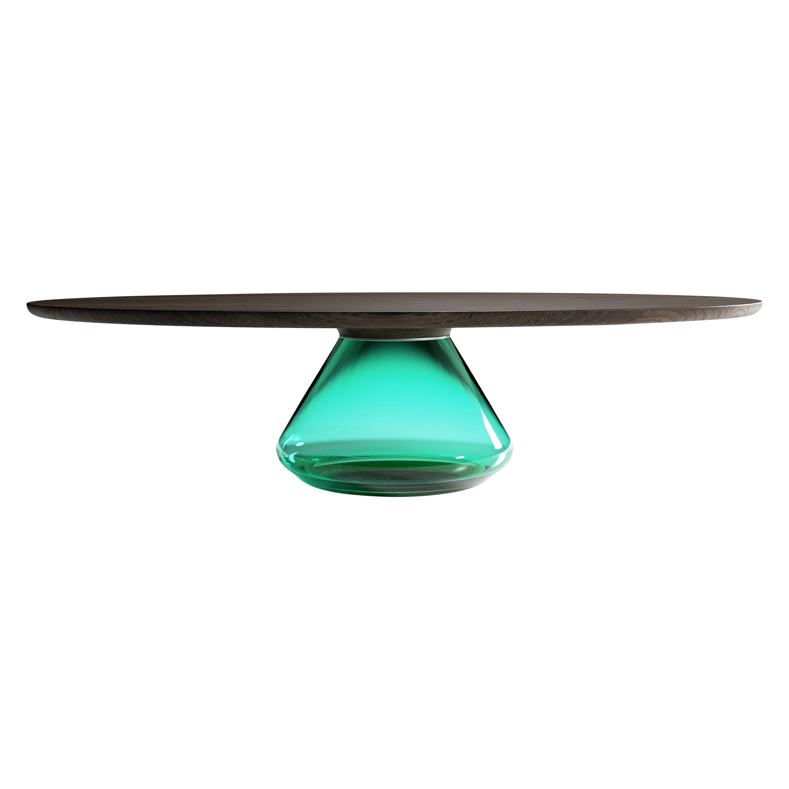Emerald Eclipse I, Limited Edition Coffee Table by Grzegorz Majka For Sale