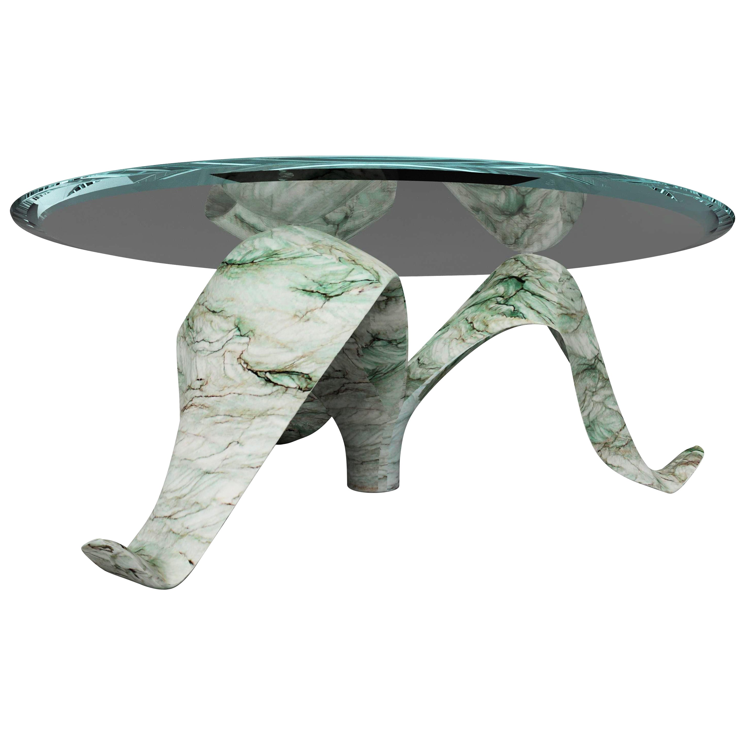 Diamond Leaf Coffee Table, 1 of 1 by Grzegorz Majka For Sale