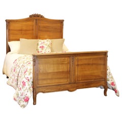 Antique French Walnut Double Bed, WD49