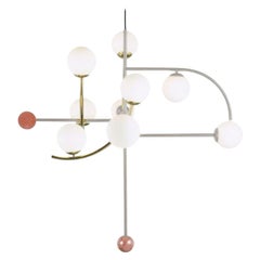 Taupe Helio I Suspension Lamp by Dooq